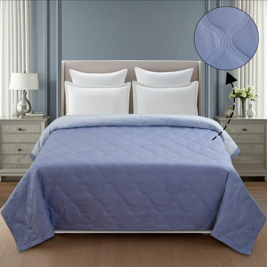 Misnaya Premium Ultra-Soft AC Double Bed Reversible Comforter | Lightweight, Skin-Friendly & All-Season Quilt | 90x100 Inches