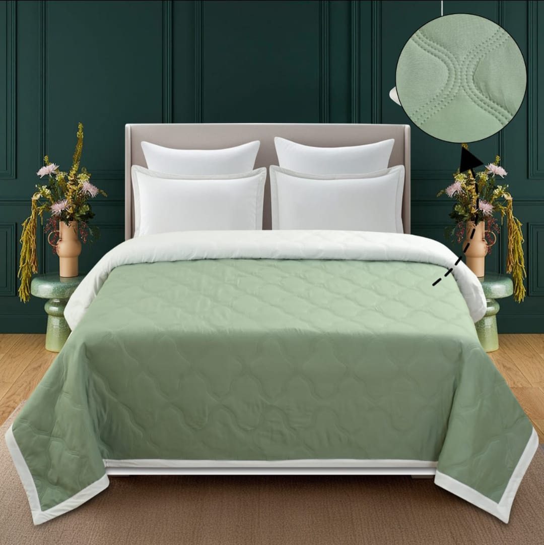 Misnaya Premium Ultra-Soft AC Double Bed Reversible Comforter | Lightweight, Skin-Friendly & All-Season Quilt | 90x100 Inches