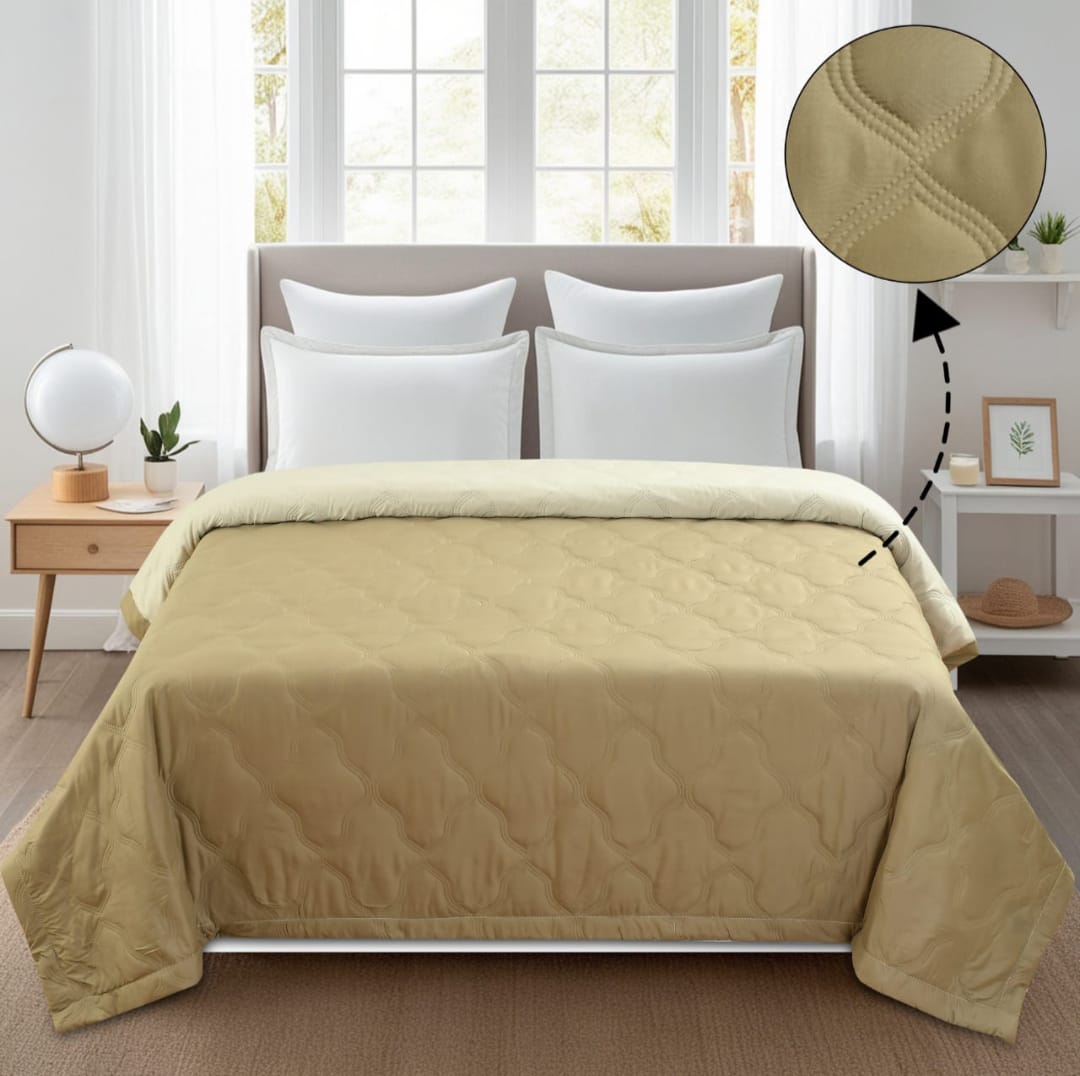 Misnaya Premium Ultra-Soft AC Double Bed Reversible Comforter | Lightweight, Skin-Friendly & All-Season Quilt | 90x100 Inches