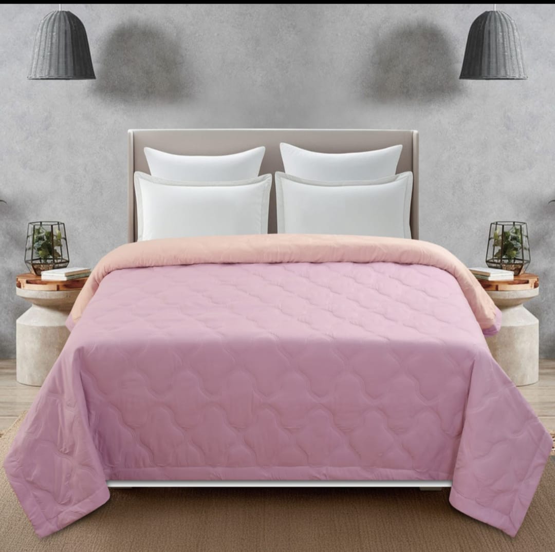 Misnaya Premium Ultra-Soft AC Double Bed Reversible Comforter | Lightweight, Skin-Friendly & All-Season Quilt | 90x100 Inches